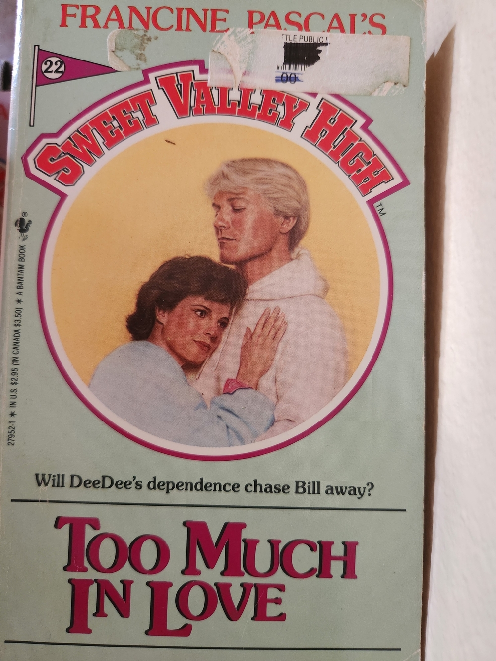 Sweet Valley High 'Too Much in Love' #22